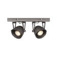 LABEL51 Spot Cap led - Burned Steel - Metaal - 2 Lichts van LABEL51 - laagste prijs offerte van PureWonen