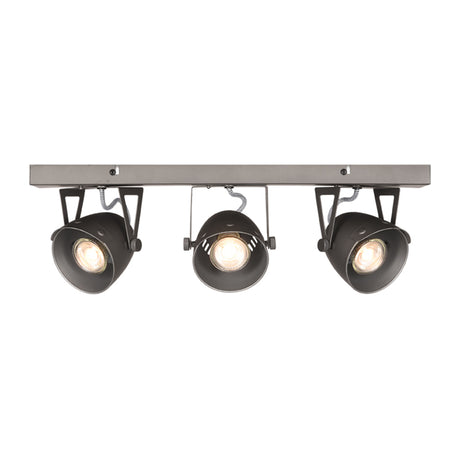 LABEL51 Spot Cap led - Burned Steel - Metaal - 3 Lichts van LABEL51 – Luxe comfort op maat van PureWonen. Vraag naar de beste prijs.