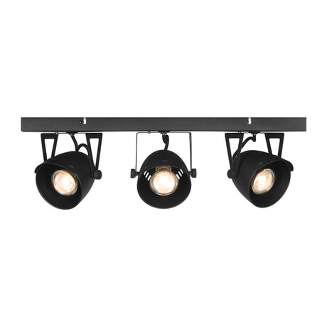 LABEL51 Spot Cap led - Zwart - Metaal - 3 Lichts van LABEL51 – Luxe comfort op maat van PureWonen. Vraag naar de beste prijs.
