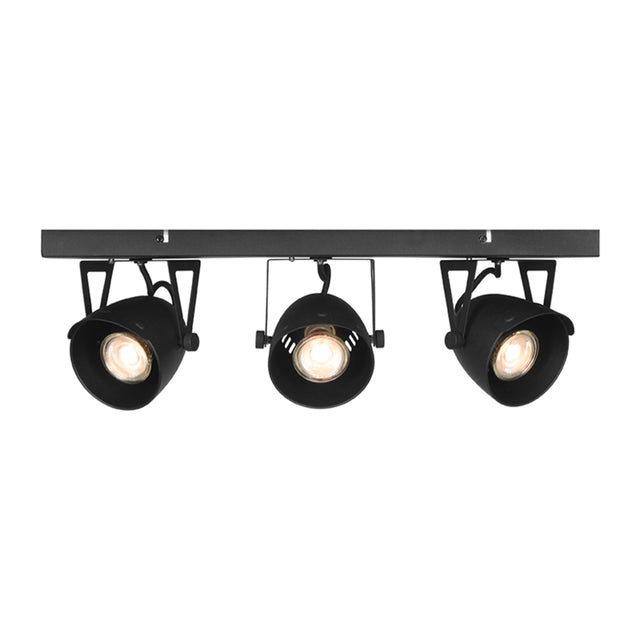 LABEL51 Spot Cap led - Zwart - Metaal - 3 Lichts van LABEL51 – Luxe comfort op maat van PureWonen. Vraag naar de beste prijs.