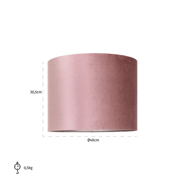 Lampenkap Old rose cilinder 40Ø (Italian-4008 Old Rose) van Richmond Interiors – Luxe comfort op maat van PureWonen. Vraag naar de beste prijs.