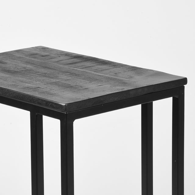LABEL51 Bijzettafel Move - Zwart - Mangohout van LABEL51 – Luxe comfort op maat van PureWonen. Vraag naar de beste prijs.
