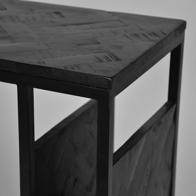 LABEL51 Bijzettafel Shift - Zwart - Mangohout van LABEL51 – Luxe comfort op maat van PureWonen. Vraag naar de beste prijs.