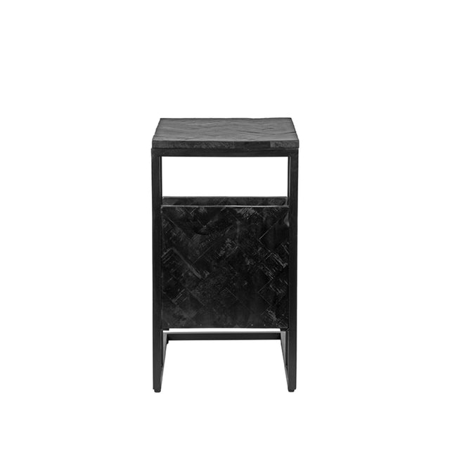 LABEL51 Bijzettafel Shift - Zwart - Mangohout van LABEL51 – Luxe comfort op maat van PureWonen. Vraag naar de beste prijs.