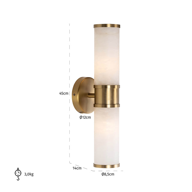 Wandlamp Charlize (Gold)