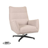 LABEL51 Fauteuil Rodia - Naturel - Boucle