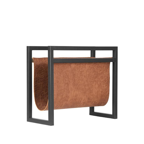 LABEL51 Magazinehouder - Cognac - Leder van LABEL51 – Luxe comfort op maat van PureWonen. Vraag naar de beste prijs.