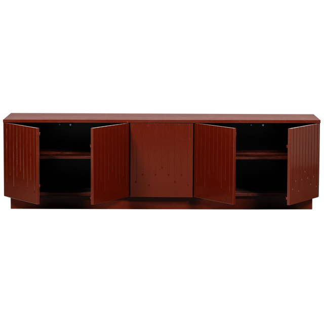 Pencil Tv Meubel Grenen Merlot Gloss [Fsc] van BePureHome - laagste prijs offerte van PureWonen