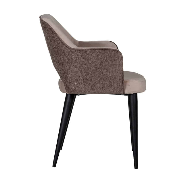 Stoel Giovanna quartz khaki / Alaska stone (Alaska 102 Stone) van Richmond Interiors – Luxe comfort op maat van PureWonen. Vraag naar de beste prijs.