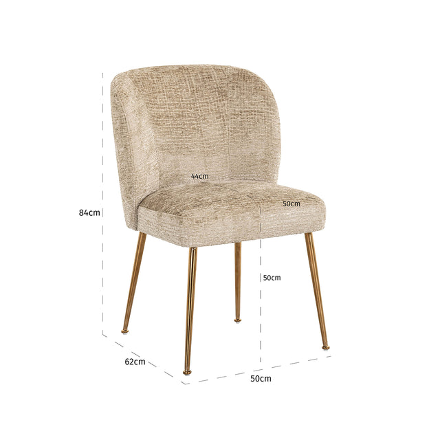 Eetkamerstoel Cannon desert fusion (Fusion 109 desert) van Richmond Interiors – Luxe comfort op maat van PureWonen. Vraag naar de beste prijs.