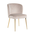 Stoel Cannon khaki / brushed gold (Quartz Khaki 903) van Richmond Interiors – Luxe comfort op maat van PureWonen. Vraag naar de beste prijs.