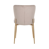 Stoel Odessa khaki / brushed gold fire retardant (FR-Quartz 903 Khaki)