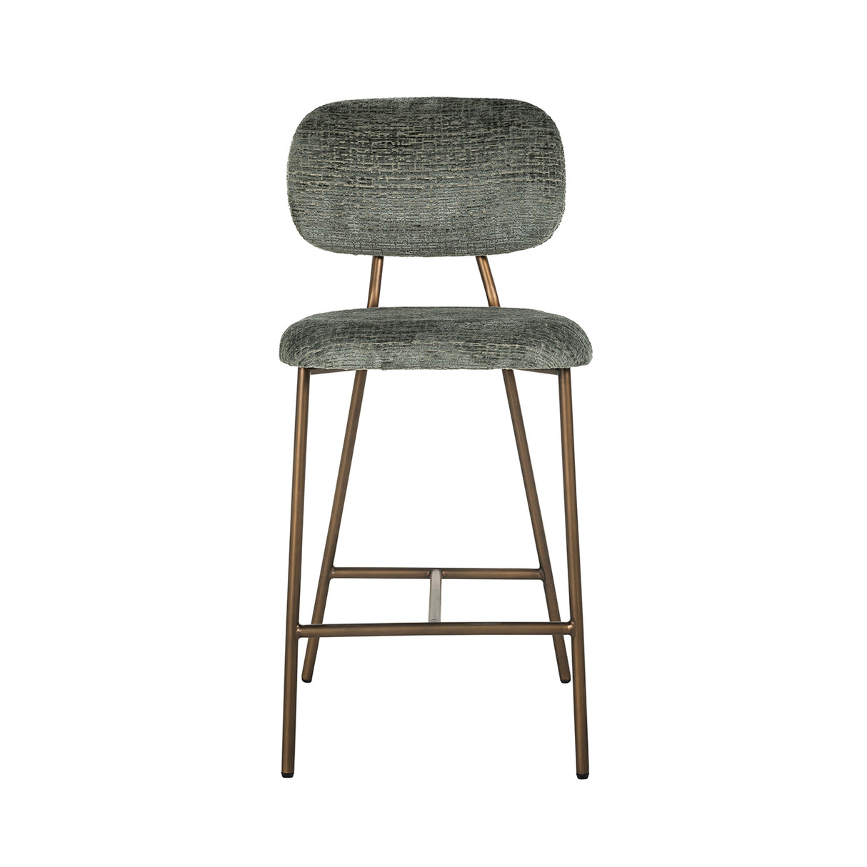 Counterstoel Xenia thyme fusion / brushed gold legs (Fusion thyme 206)