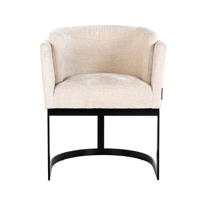 Stoel Emerson white chenille (Bergen 900 white chenille) van Richmond Interiors – Luxe comfort op maat van PureWonen. Vraag naar de beste prijs.