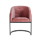 Stoel Chiara blush velvet (Genova 706  Blush)