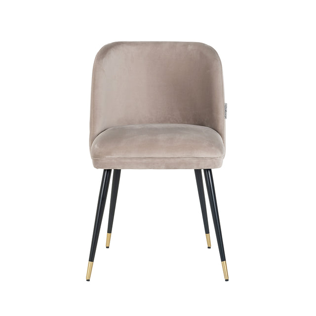 Stoel Alicia khaki velvet fire retardant (FR-Quartz 903 Khaki)