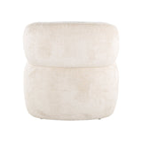 Fauteuil Donna white chenille (Bergen 900 white chenille)