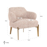 Fauteuil Venus trendy rose (Be trendy 1673 rose)