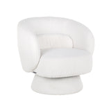 Draaifauteuil Senna white furry (Himalaya 900 white furry)