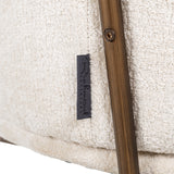 Stoel Minerva white chenille fire retardant (FR-Bergen 900 white chenille)