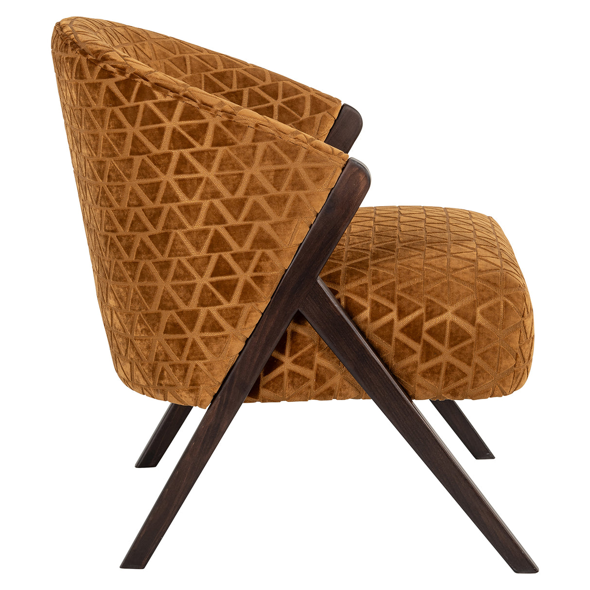 Fauteuil Mia gold triangle (Triangle 2013 old gold)