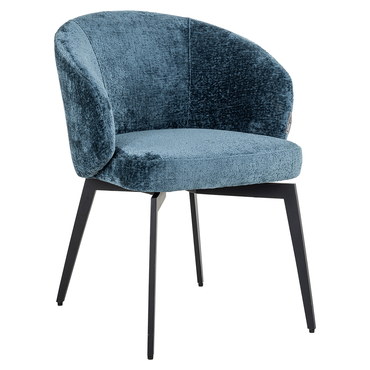 Stoel Amphara blue chenille fire retardant (Bergen 601 blue chenille)