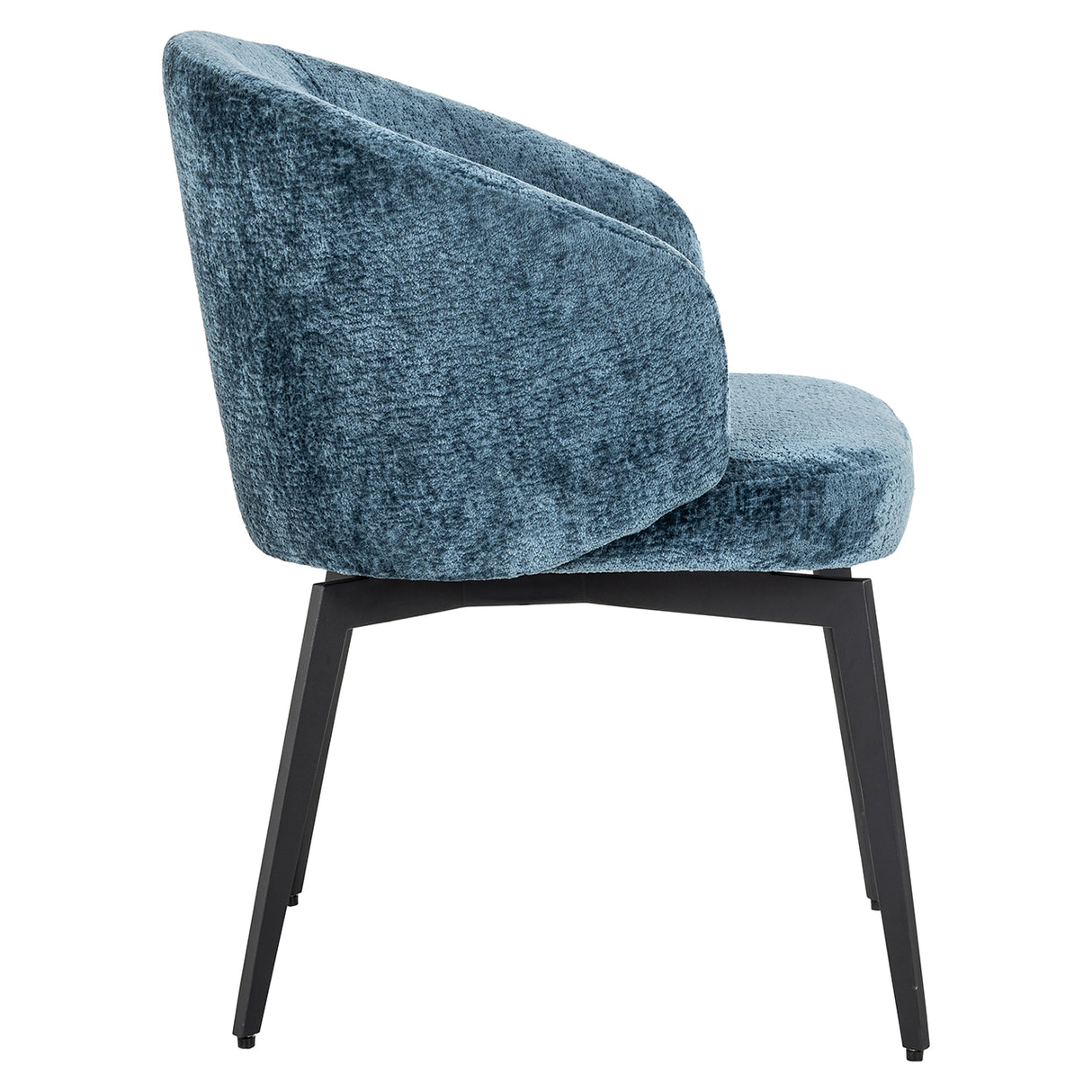 Stoel Amphara blue chenille fire retardant (Bergen 601 blue chenille)