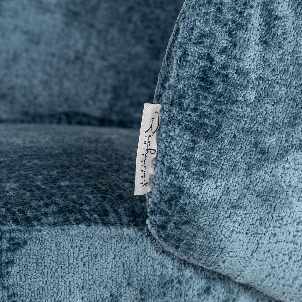 Stoel Amphara blue chenille fire retardant (Bergen 601 blue chenille)