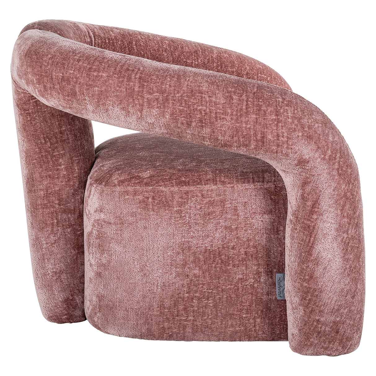 Fauteuil Dana rose chenille (Bergen 705 rose chenille)