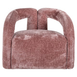 Fauteuil Dana rose chenille (Bergen 705 rose chenille)