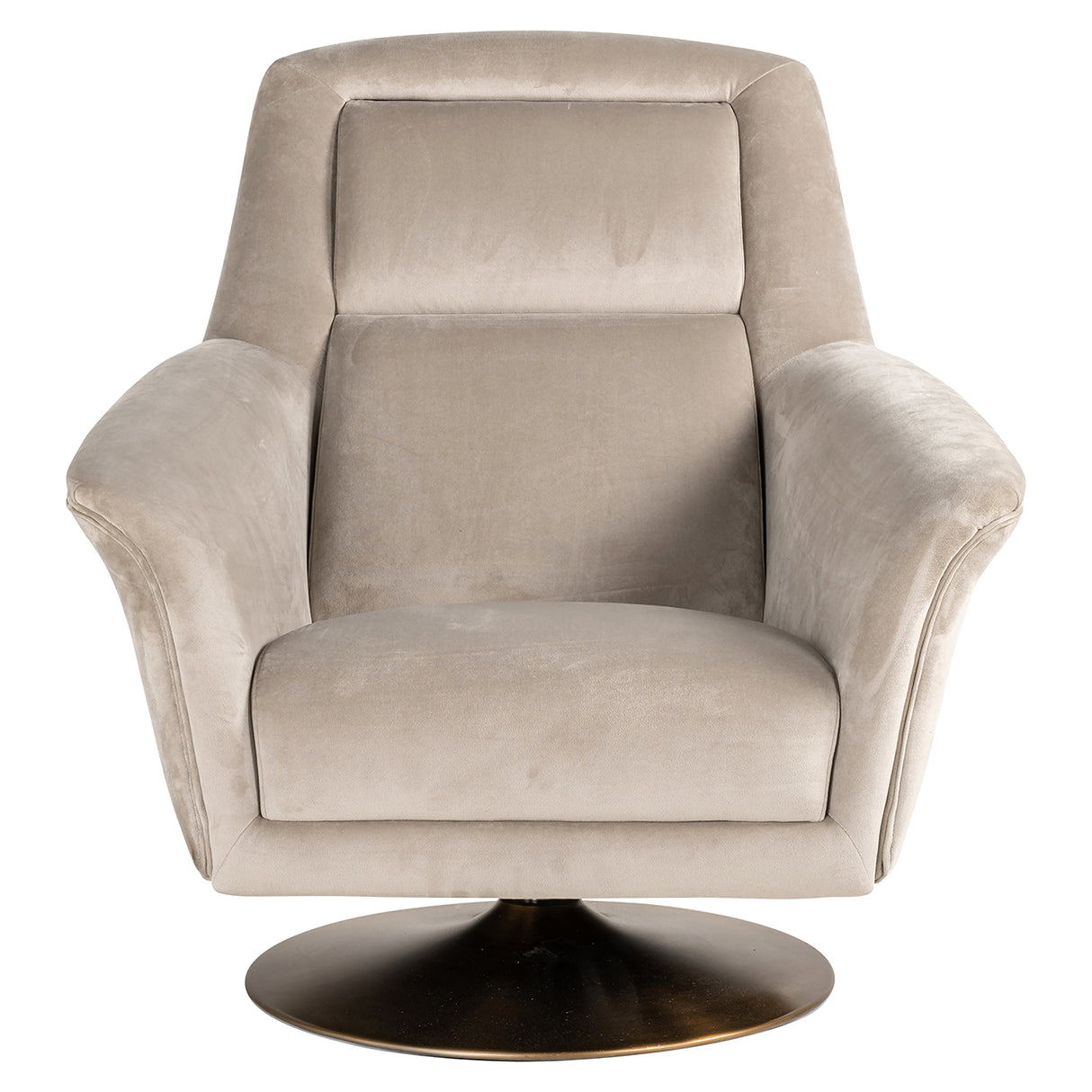 Draaifauteuil Nora khaki velvet (Quartz Khaki 903)