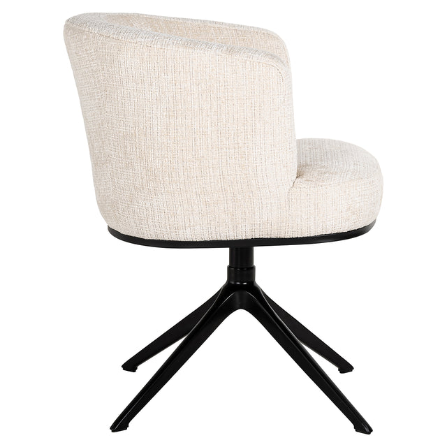 Draaistoel Cheyenne beige chenille (Niagara 902 beige Chenille) van Richmond Interiors – Luxe comfort op maat van PureWonen. Vraag naar de beste prijs.