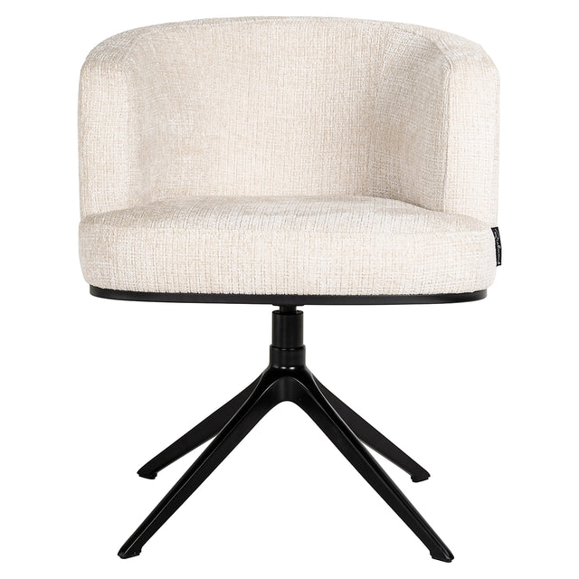 Draaistoel Cheyenne beige chenille (Niagara 902 beige Chenille) van Richmond Interiors – Luxe comfort op maat van PureWonen. Vraag naar de beste prijs.