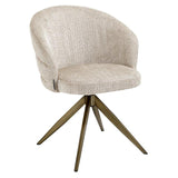 Draaifauteuil Zendaya beige chenille (Niagara 902 beige Chenille)