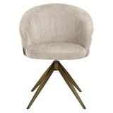 Draaifauteuil Zendaya beige chenille (Niagara 902 beige Chenille)