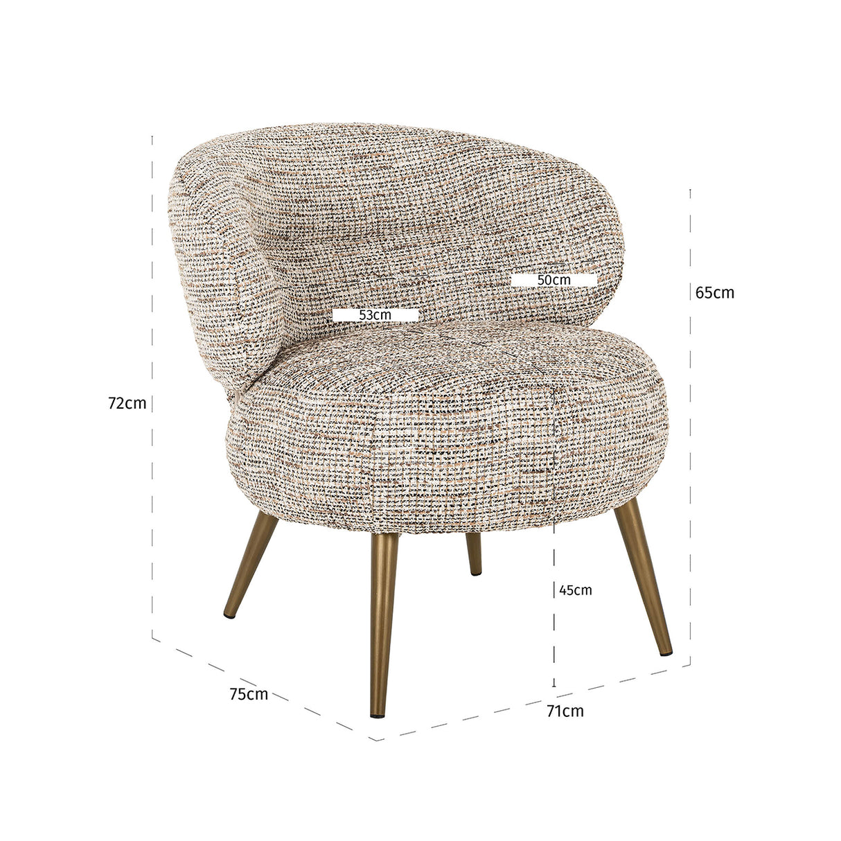 Fauteuil Sabor trendy nature (Be Trendy 01 Nature)