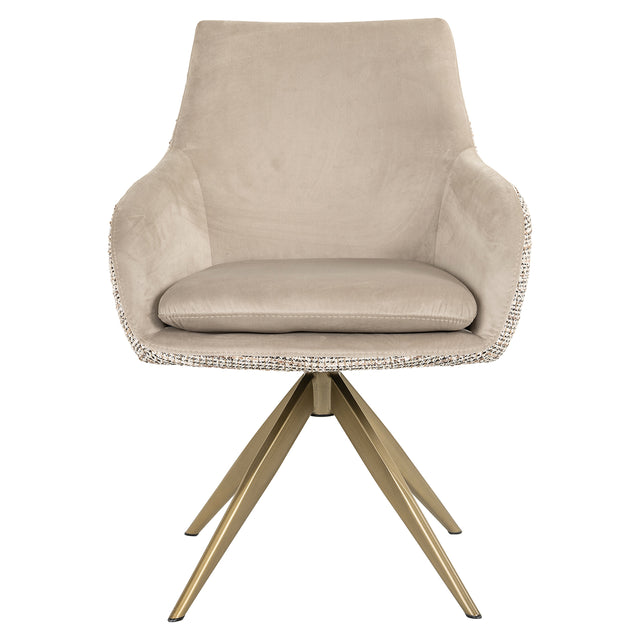 Draaistoel Lisonne be trendy nature / khaki velvet (Be Trendy 01 Nature) van Richmond Interiors – Luxe comfort op maat van PureWonen. Vraag naar de beste prijs.