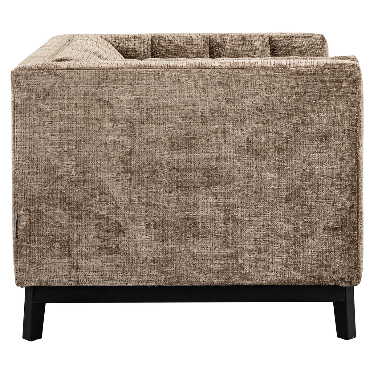 Fauteuil Beaudy stone chenille fire retardant (Niagara 104 Stone Chenille)