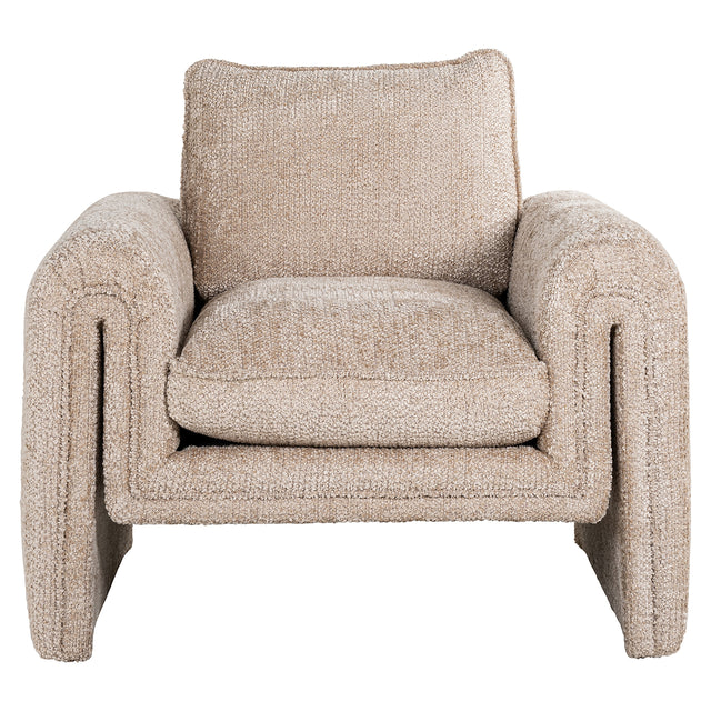 Fauteuil Sandro beige (Be Lovely 170 Beige) van Richmond Interiors – Luxe comfort op maat van PureWonen. Vraag naar de beste prijs.