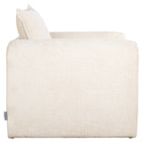 Fauteuil Sandro white chenille (Bergen 900 white chenille)