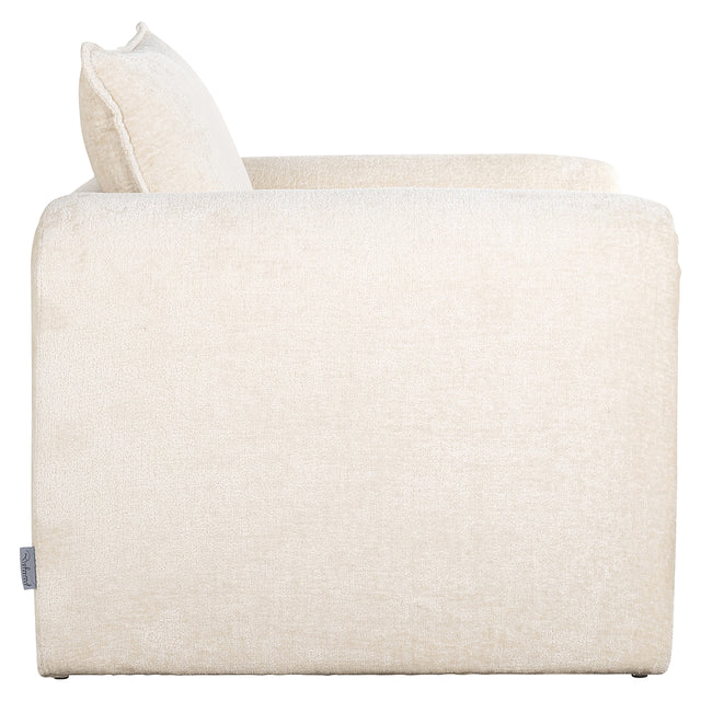 Fauteuil Sandro white chenille (Bergen 900 white chenille) van Richmond Interiors – Luxe comfort op maat van PureWonen. Vraag naar de beste prijs.