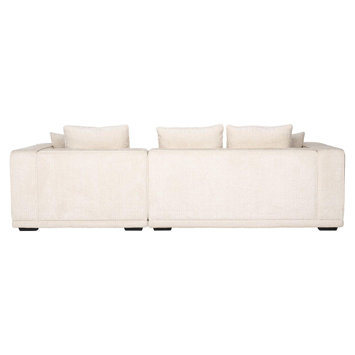 Sofa Lusso 3-zits beige chenille (Niagara 902 beige Chenille)