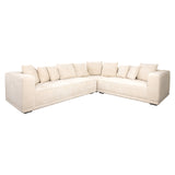 Hoekbank Lusso beige chenille (Niagara 902 beige Chenille)