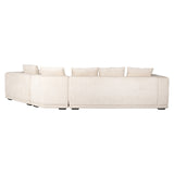 Sofa Lusso 4-zits beige chenille (Niagara 902 beige Chenille)