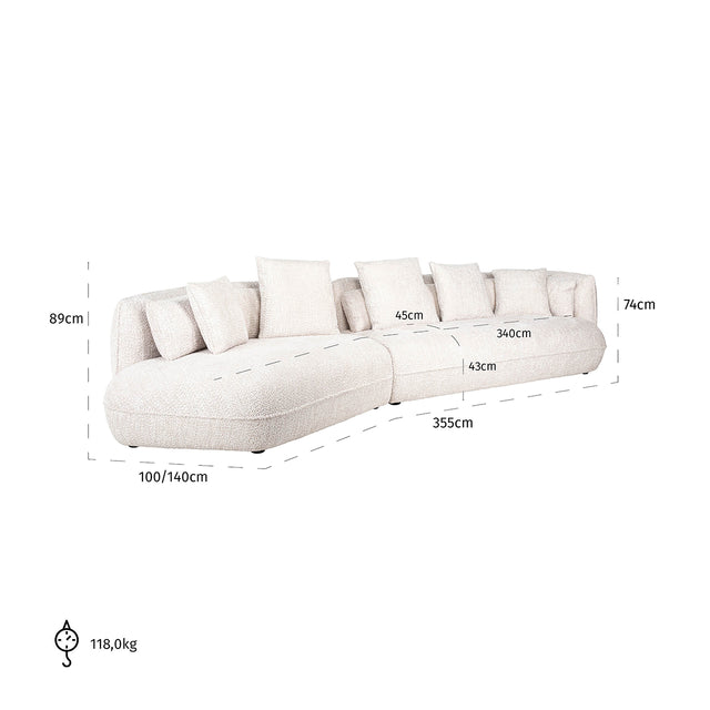 Sofa Rodina lovely cream (Be Lovely 11 Cream)