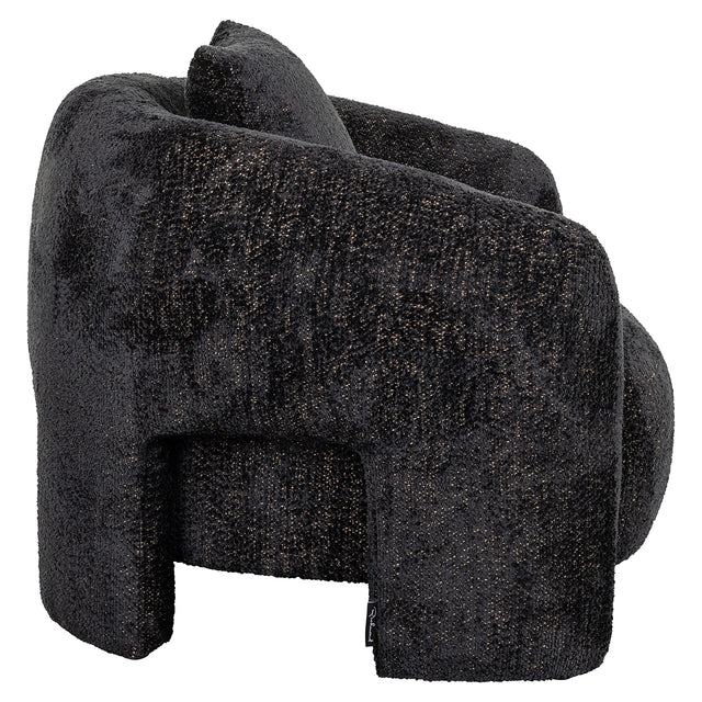 Fauteuil Milania lovely black (Be Lovely 17 Black) van Richmond Interiors – Luxe comfort op maat van PureWonen. Vraag naar de beste prijs.