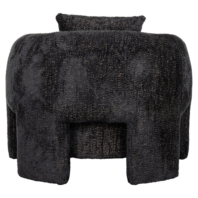 Fauteuil Milania lovely black (Be Lovely 17 Black) van Richmond Interiors – Luxe comfort op maat van PureWonen. Vraag naar de beste prijs.