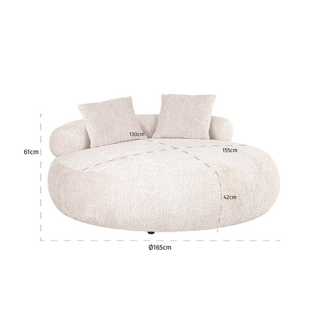 Daybed Tivola (Be Lovely 11 Cream)