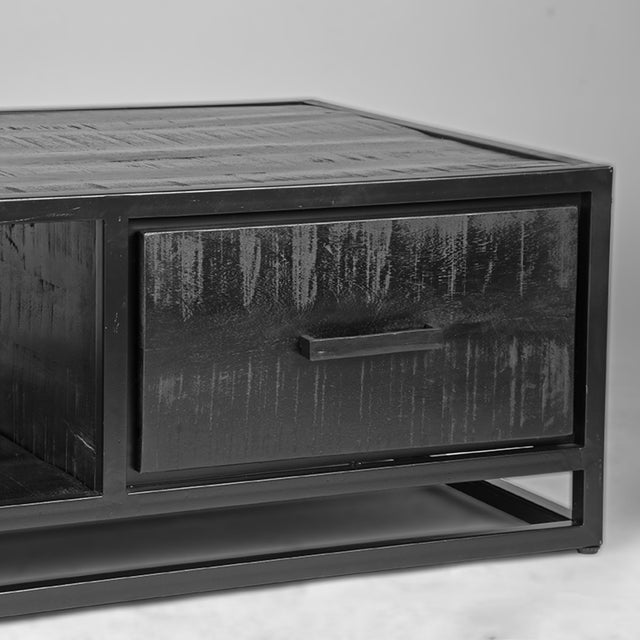 LABEL51 Salontafel Chili - Zwart - Mangohout - 110 cm van LABEL51 – Luxe comfort op maat van PureWonen. Vraag naar de beste prijs.
