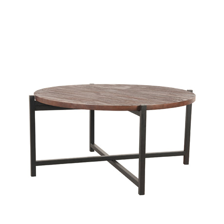 LABEL51 Salontafel Dox - Espresso - Mangohout - 70 cm - Zwart van LABEL51 - laagste prijs offerte van PureWonen